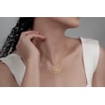 thumbnail image 2 of Seed of Life Jewelry, Periods of Life in Sterling Silver Necklace for Women- Gold Plated Necklace, 2 of 2