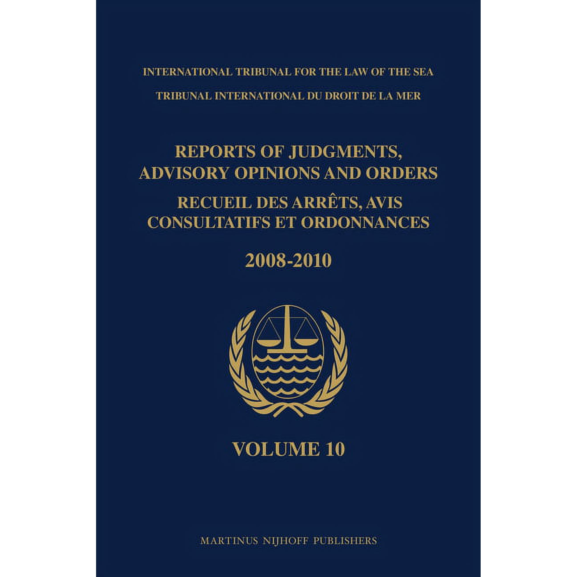 Reports of Judgments, Advisory Opinions and Orders / Recueil Des ArrÃªts, Avis Consultatifs Et Ordonnances, Volume 10 (20, (Paperback)