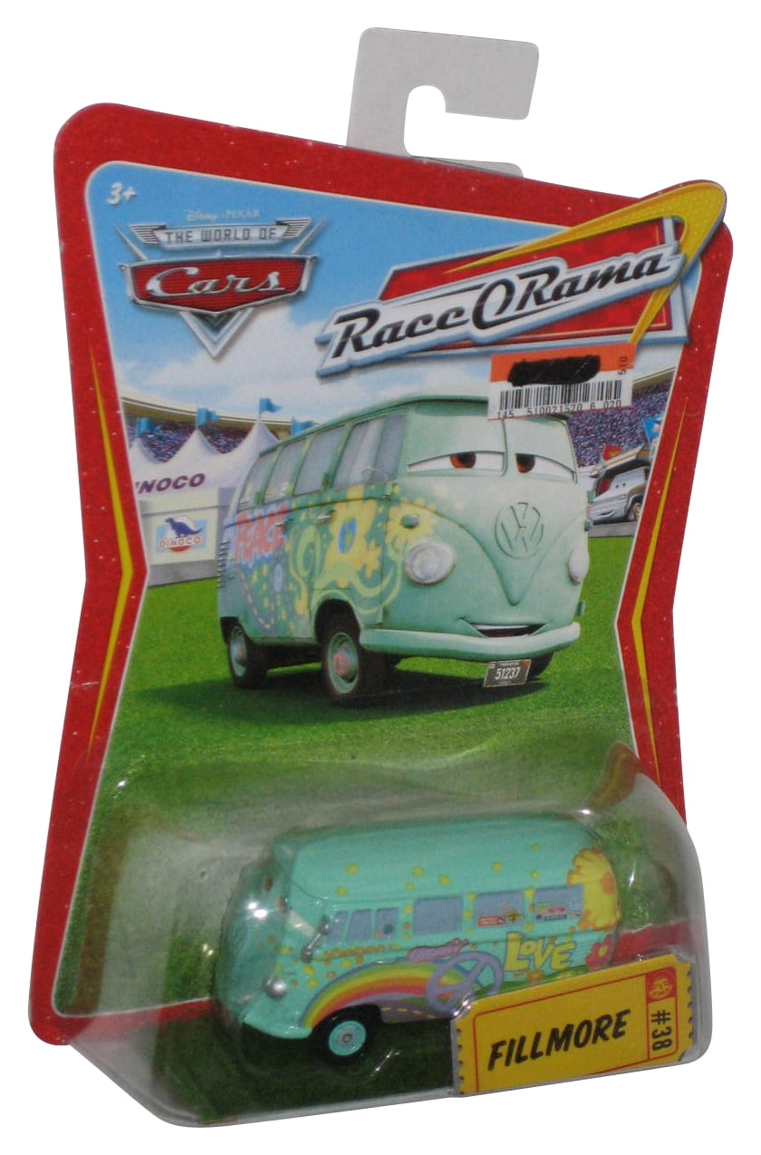 Disney Cars Movie Race O Rama Pit Crew Member Fillmore Toy Car #38 ...