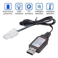 thumbnail image 4 of Remote Toy Battery Charger 8.4V 250mA USB Cable L6.2 2P Connectors Safe Charging, 4 of 10