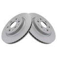 thumbnail image 3 of TRQ Rear Brake Pad and Rotor Set Ceramic G Coated Rotors Parking Brake Shoe Fits 2017 GMC Acadia, 3 of 5