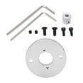 thumbnail image 2 of RC Car Upgrade Motor Holder, Motor Mounting Holder Durable Aluminum Alloy Flexible  For 1/12 RC Cars Silver, 2 of 8