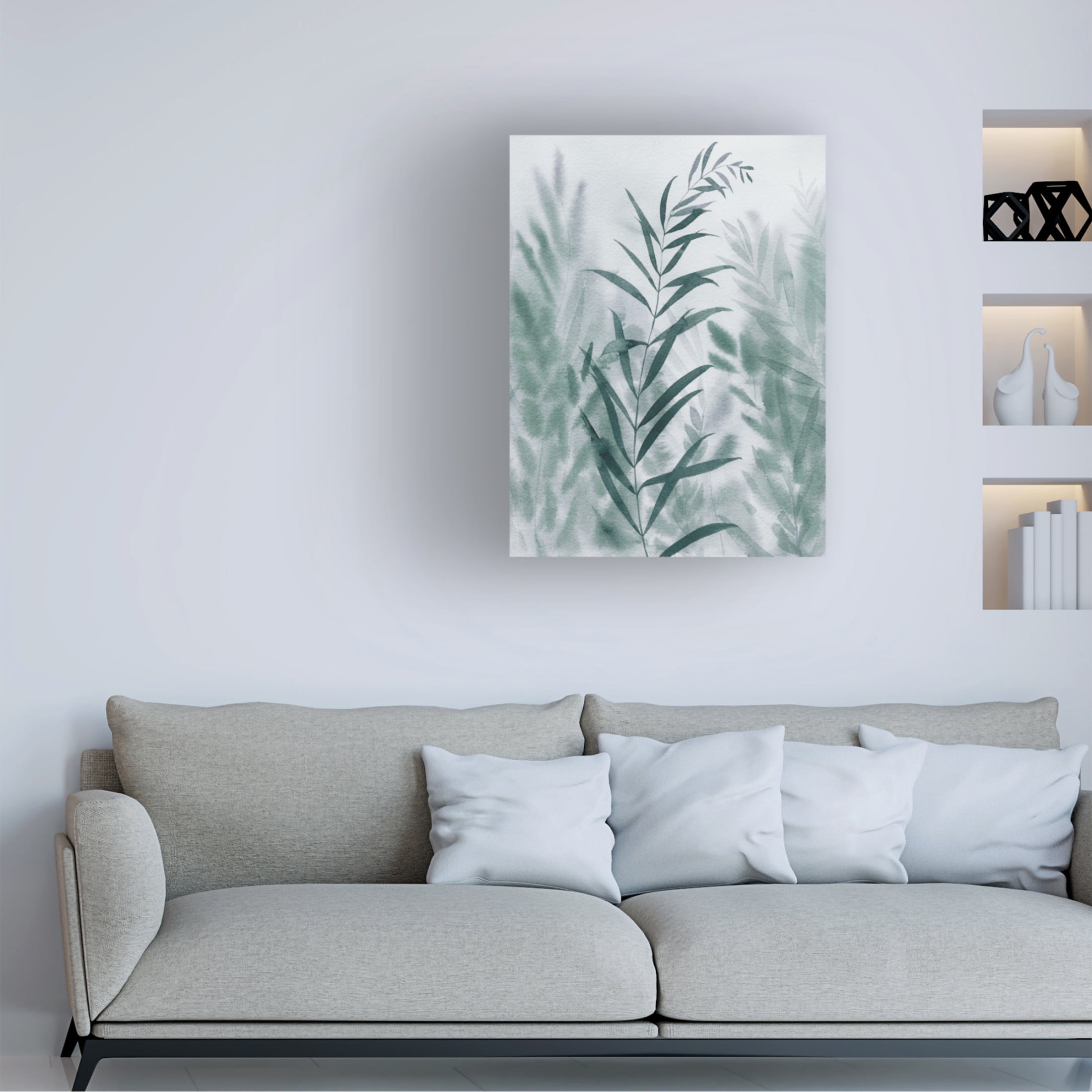 Trademark Fine Art Grace Popp Blue by the River II Canvas Wall Art