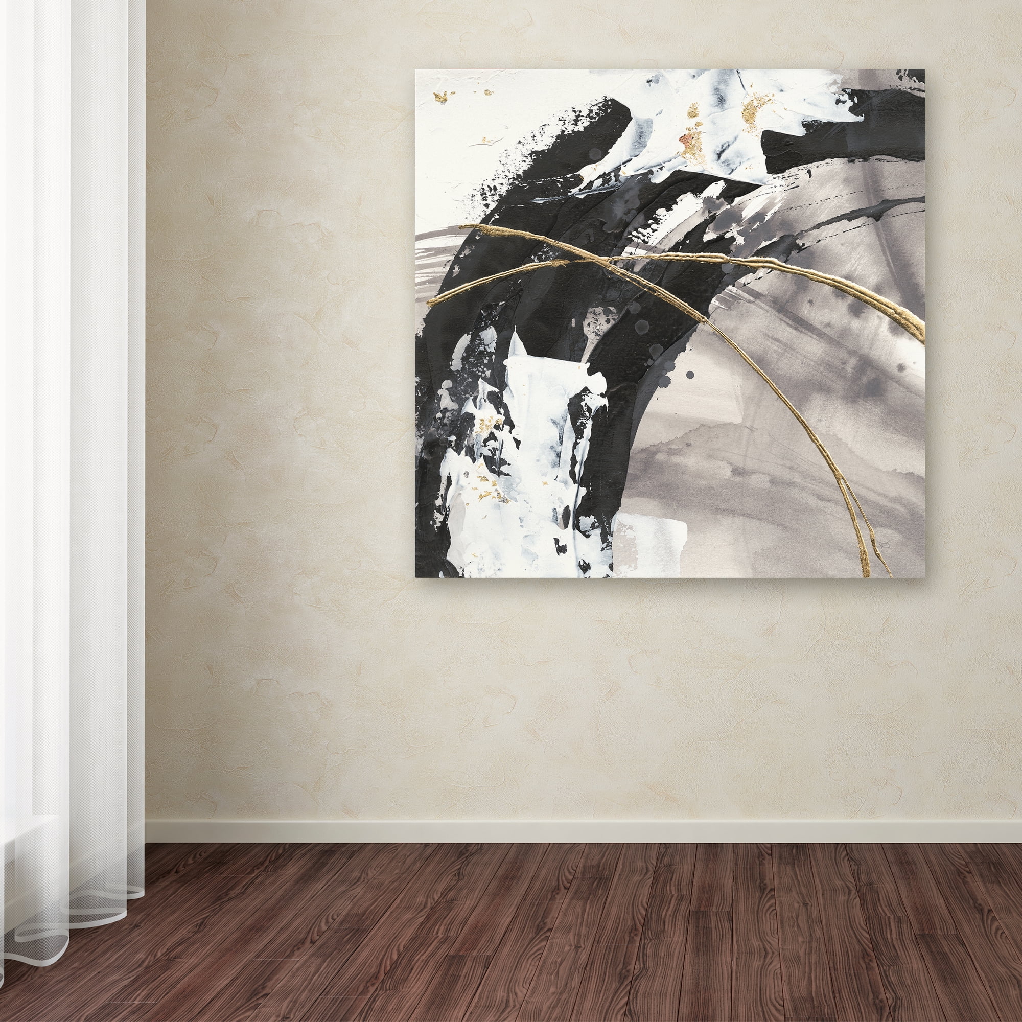 Trademark Fine Art 'Gilded Arcs II' Canvas Art by Chris Paschke
