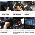 thumbnail image 2 of Scienceny Volante ABS, Control remoto, Control remoto Universal, volante de coche para navegación DVD de coche Paneles de instrumentos para automóviles, 2 of 6
