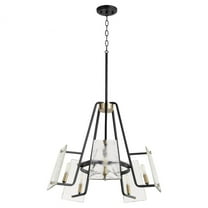 637-5-69 Quorum Lighting Tioga - 5 Light Chandelier in style - 25 inches wide by 21.75 inches high -Traditional Installation