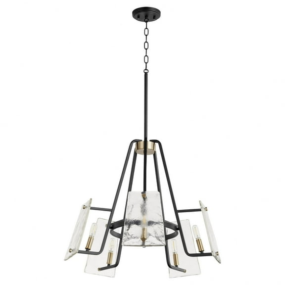 637-5-69 Quorum Lighting Tioga - 5 Light Chandelier in style - 25 inches wide by 21.75 inches high     -Traditional Installation