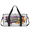 Multicolour 5, variant on 4th of July Gym Bag for Women, Duffle Bag for Travel Sport, Patriotic Memorial Day Lightweight Waterproof Carry on Weekender Dance Yoga Workout Bags