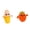 A, variant on Kmonabie Soft Musical Sensory Toy, Touch Activated Interactive Doll with Sounds, Educational Fruit Style Gift for Baby Early Learning, Cute Plush with 8 Melodies for Bonding Play