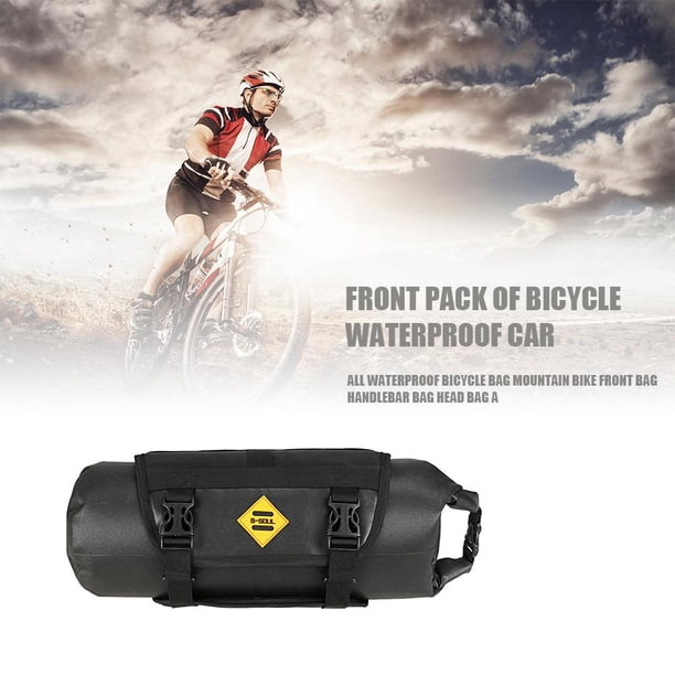 B SOUL - Bolsa impermeable para tubo delantero de bicicleta, cesta para manillar, bolsillo para marco