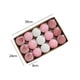 thumbnail image 5 of Adornos de Bolas de Navidad BLESIY 15 Piezas Decoración Navideña de Felpa Conjunto Rosa, 5 of 5