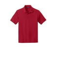 thumbnail image 3 of Port Authority SuperPro Knit Polo. K164 - L Rich Red, 3 of 4