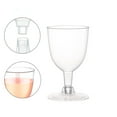 thumbnail image 4 of Eespoir Christmas Decoration Plastic Cups, Party Supplies Glasses, Disposable Champagne Goblets, For Atmospheres Decoration Props, Holiday Event(C), 4 of 7