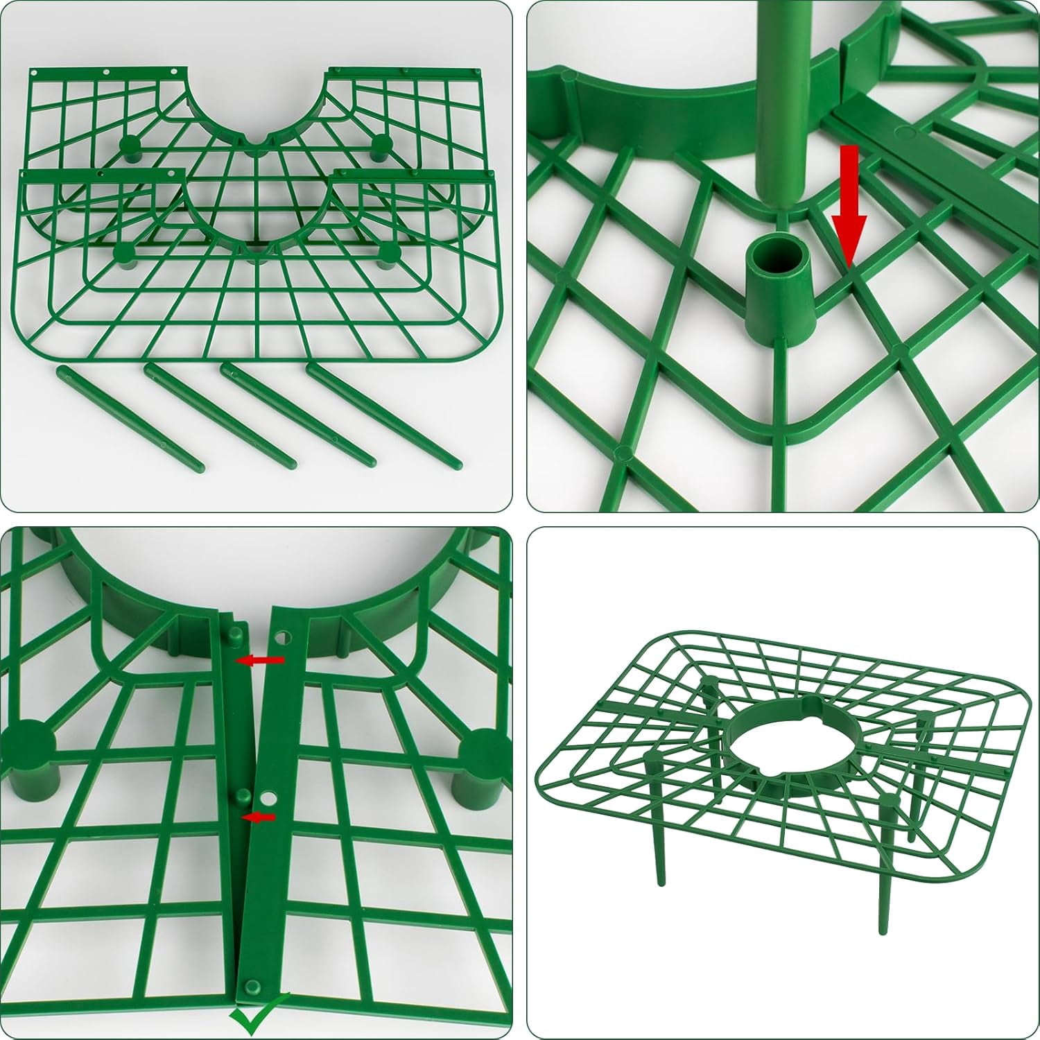 10 Pack Strawberry Supports - Strawberry Plant Support Stand Strawberry Growing Racks Protector Strawberry Growing Frame Holder Cage Helps Support and Prevent Rotting (Green)