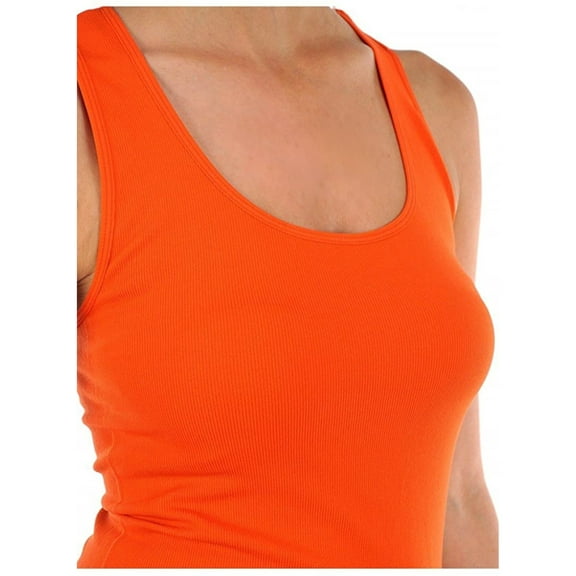 SOFRA Womens Orange Evening Top ONE SIZE