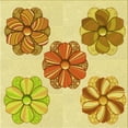 thumbnail image 1 of Ahgly Company Machine Washable Indoor Square Transitional Sedona Brown Area Rugs, 8' Square, 1 of 7