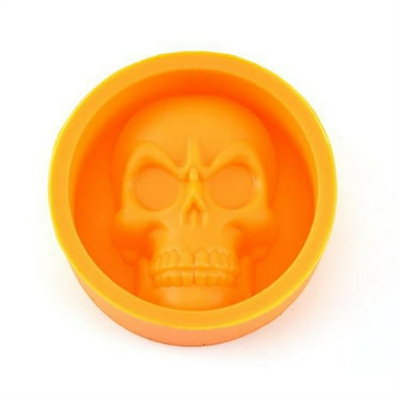 

Halloween Decoration Clearance! Adyi Party Balloon Halloween Skull Silicone Mold Orange Halloween 3D Skull Silicone Mold Chocolate Fondant Cake Making Baking Mould 1X Cake Mold up to 65% Off