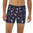 thumbnail image 6 of Sigee Autumn Leaves With Blue for Men's Boxer Briefs,Moisture Wicking and Breathable Small, 6 of 9