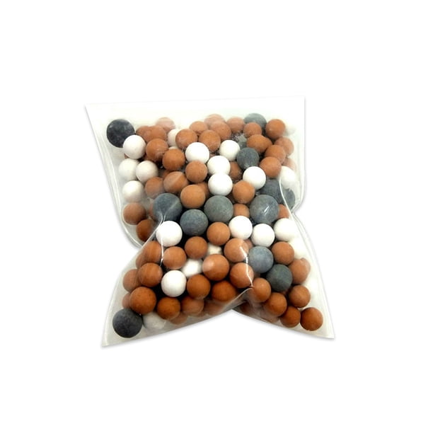Cabezal de ducha presurizado, boquilla de pulverización de plástico de alta presión, rociador de cabezal de ducha para baño, suministros para gimnasio, accesorios de baño, bolas minerales Inevent HA010039-05