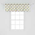 thumbnail image 2 of Ambesonne Science Window Valance, Colorful Laboratory Items, 54" X 18", White Multicolor, 2 of 3
