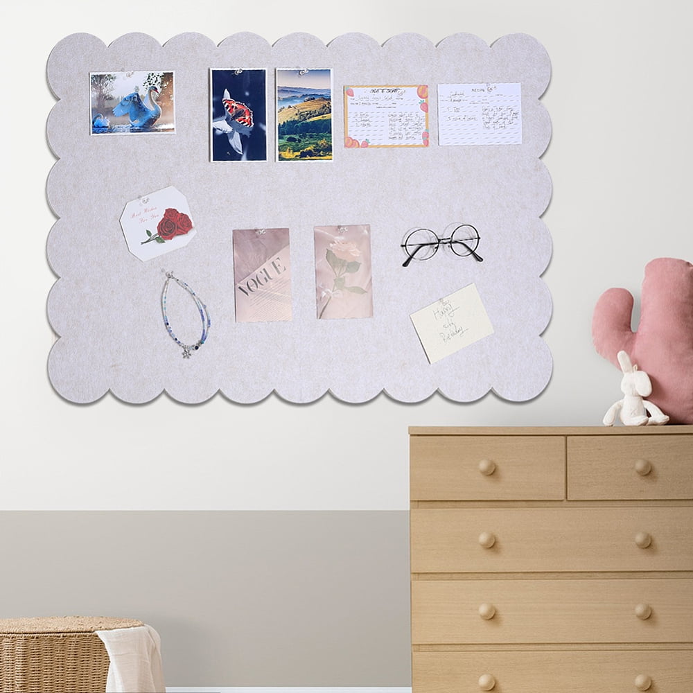 Rectangle Self-Adhesive Felt Bulletin Board Wall Stickers for Wall Home Decoration with Pushpin Wheat 600x900x9mm diy