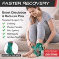 thumbnail image 3 of Sleeve Stars Ankle Brace for Sprained Ankle, Ankle Support for Women & Men, Single, Turquoise, 3 of 11