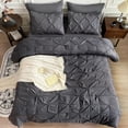 thumbnail image 2 of Juego de Ropa de Cama Maple&Stone Queen 7 Piezas Edredón Gris, 2 of 6