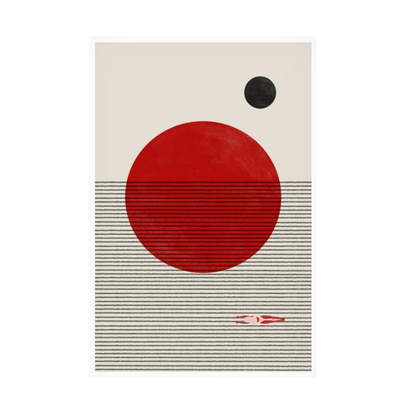 Trademark Fine Art THE MIUUS STUDIO Swimming To You Canvas Wall Art