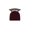 thumbnail image 3 of 410 Jackie 25" Swivel Counter Stool with Bronze Finish and Canter Bordeaux Seat, 3 of 4