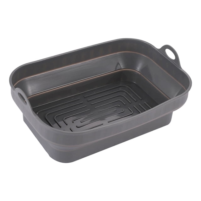Food-grade Silica Gel Baking Tool Folding Baking Tray High Temperature Oven Odorless Rectangular Cake Mould