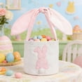 thumbnail image 4 of Easter Rabbit Containing And Egg Rabbit Canvas Tote For Easter Egg Candy Storage, 4 of 5