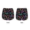 thumbnail image 3 of Salouo Rainbow Butterflies Print Women's 2 in 1 Running Shorts Double-Layer Shorts Athletic Workout Gym Yoga Shorts Running Shorts for Women-Small, 3 of 7