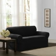 thumbnail image 6 of Pixel Stretch 1 Piece Loveseat Furniture Cover Slipcover, 6 of 7