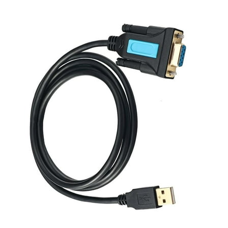 Yammee USB to RS232 Adapter USB 2.0 Male to RS232 Female DB9 Serial Converter Cable