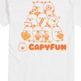 thumbnail image 3 of CapyFun - Capybara Pyramid Short Sleeve Graphic T-Shirt, 3 of 5