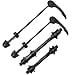 thumbnail image 3 of 1 Pair MTB Quick Release Bicycle Hub, Road Mountain Bike Front & Rear Axle Hollow Shaft Set with Standard Spacing, 3 of 4