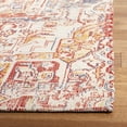 thumbnail image 3 of SAFAVIEH Saffron Erksine Geometric Polyester Runner Rug, Red/Cream, 2'3" x 8', 3 of 7