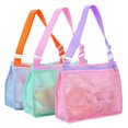 thumbnail image 1 of Bolsa De Playa De Malla Con Correas De Transporte Ajustables Bolsas De Concha De Mar Bolsa De Malla De Juguete De Playa De Gran Capacidad Bolsa De Natación De Juguetes De Arena Plegable Para Regalo De Muyoka Hogar, 1 of 7