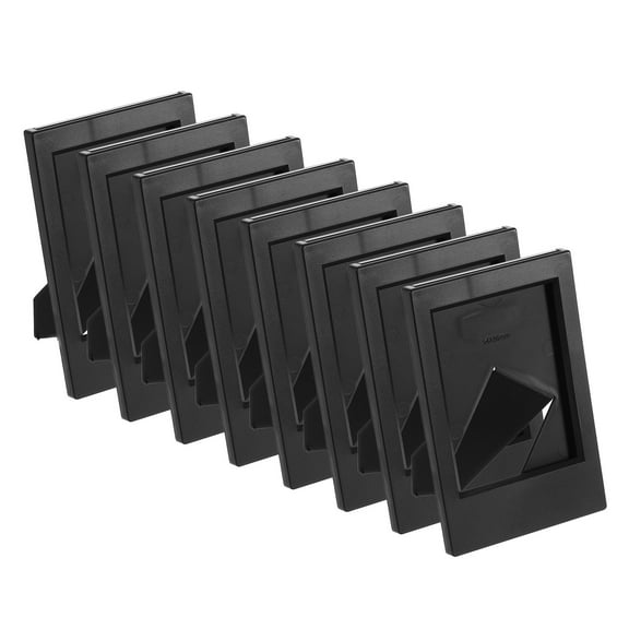 Uxcell 8Pcs Mini Picture Frames 2.4 x 3.6 inch Rectangle Small Picture Photo Frame Holder, Black