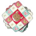 thumbnail image 2 of Highlander Lynx Cat Love Foam Coaster Set of 4 Red, 2 of 4