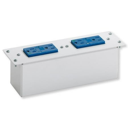 - Leviton 47605-DP Double Duplex AC Power Module with Surge Protection White