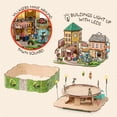 thumbnail image 3 of Arkitec 158-Piece Town Square Miniscape 3D Build Wooden Puzzle, 3 of 8