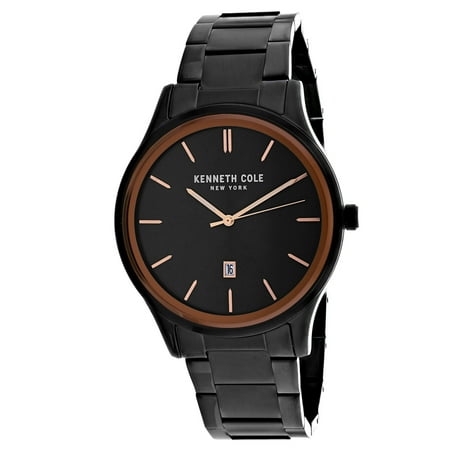 Kenneth Cole Men's 3-Hand Black Dial Watch - KC50499001