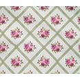 thumbnail image 4 of oneOone Cotton Flex Fabric Diamond|Leaves & Rose Floral Fabric Prints By Yard 40 Inches Wide, 4 of 4