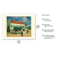 thumbnail image 2 of White House at Night - Auvers-sur-Oise France - From an Original Color Painting by Vincent van Gogh c.1890 - Fine Art Matte Paper Print (Unframed) 20x26in, 2 of 4