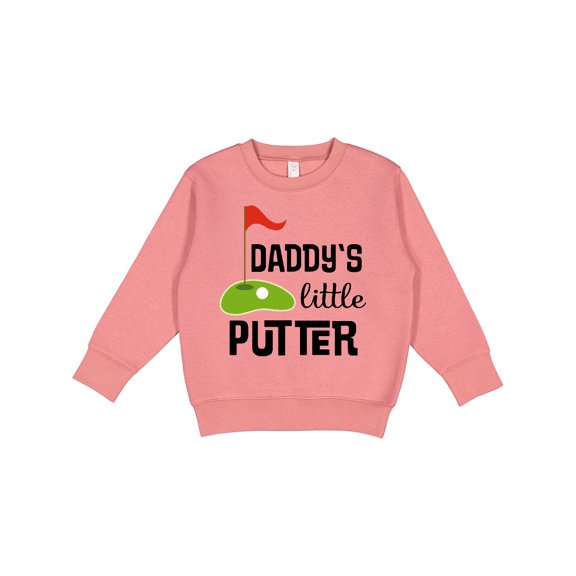 Inktastic Daddy Little Putter Mini Golf Toddler Sweatshirt