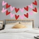 thumbnail image 3 of Guirnalda de corazones brillantes para decoraciones de San Valentín, bodas y compromisos. 2 piezas, 3 of 7