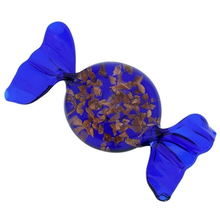 GlassOfVenice Murano Glass Candy - Avventurina Blue