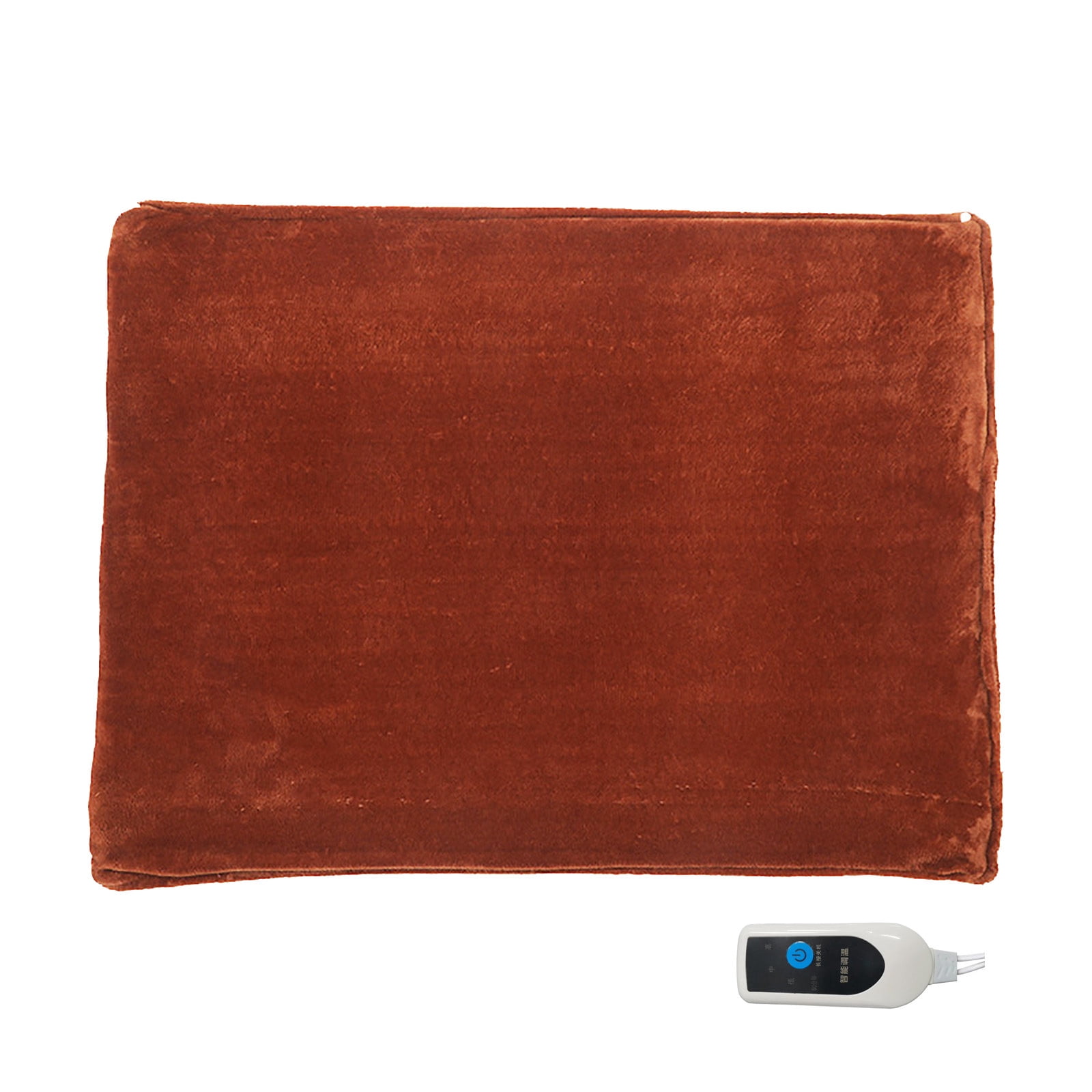 YUEHAO 45x75cm Heated Blanket Multi Function Fast Heat Electric Blanket Heated Throw Over Warm Blanket Brown