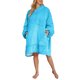 thumbnail image 5 of Sudadera con capucha Sherpa, manta tipo jersey de felpa con capucha, sudadera con capucha de gran tamaño, sudadera con capucha de moda para mujer, sudadera con capucha azul, 5 of 5